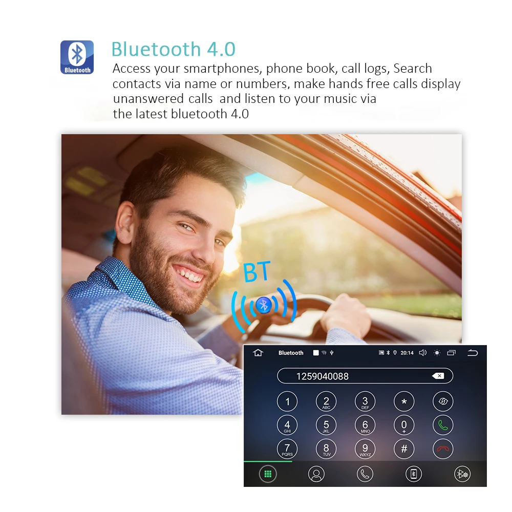 Discount Podofo 2 Din Android 9.0 Car Radio GPS 7 Inch 6 DSP Multimedia For Ford  Focus 2 Mondeo Galaxy Kuga C-MAX S-MAX Car Stereo 6