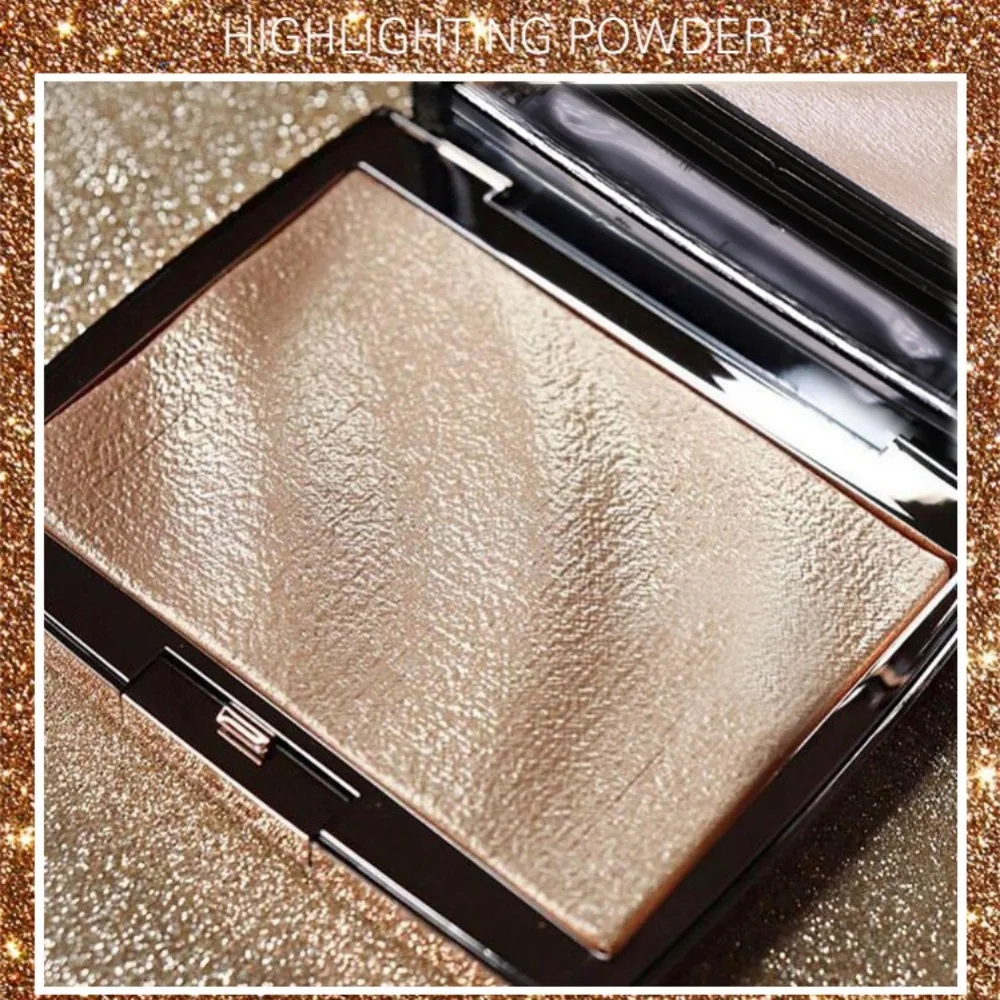 Highlighter порошок контроль масла высокий блеск прессованный порошок водонепроницаемый стойкий Блестящий Макияж для лица