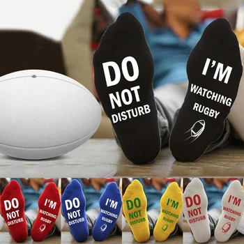 

Men Mens Unisex DO NOT DISTURB Letter Funny Mid Calf Funny Happy Game Party Sock neutral Ankle Socks Casual Kawaii For Gift Q30