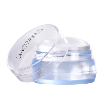 

Chess Jelly Nail Art Stamper Set Transparent Cute Nail Stamper Silicone Clear Blue Pink Nail Scraper Stamping Nail Kits Set