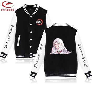 

Demon Slayer 2D Jacket Women's / Men's Anime Printed Baseball Jacket Kimetsu no Yaiba Men's Jacket Street Trend