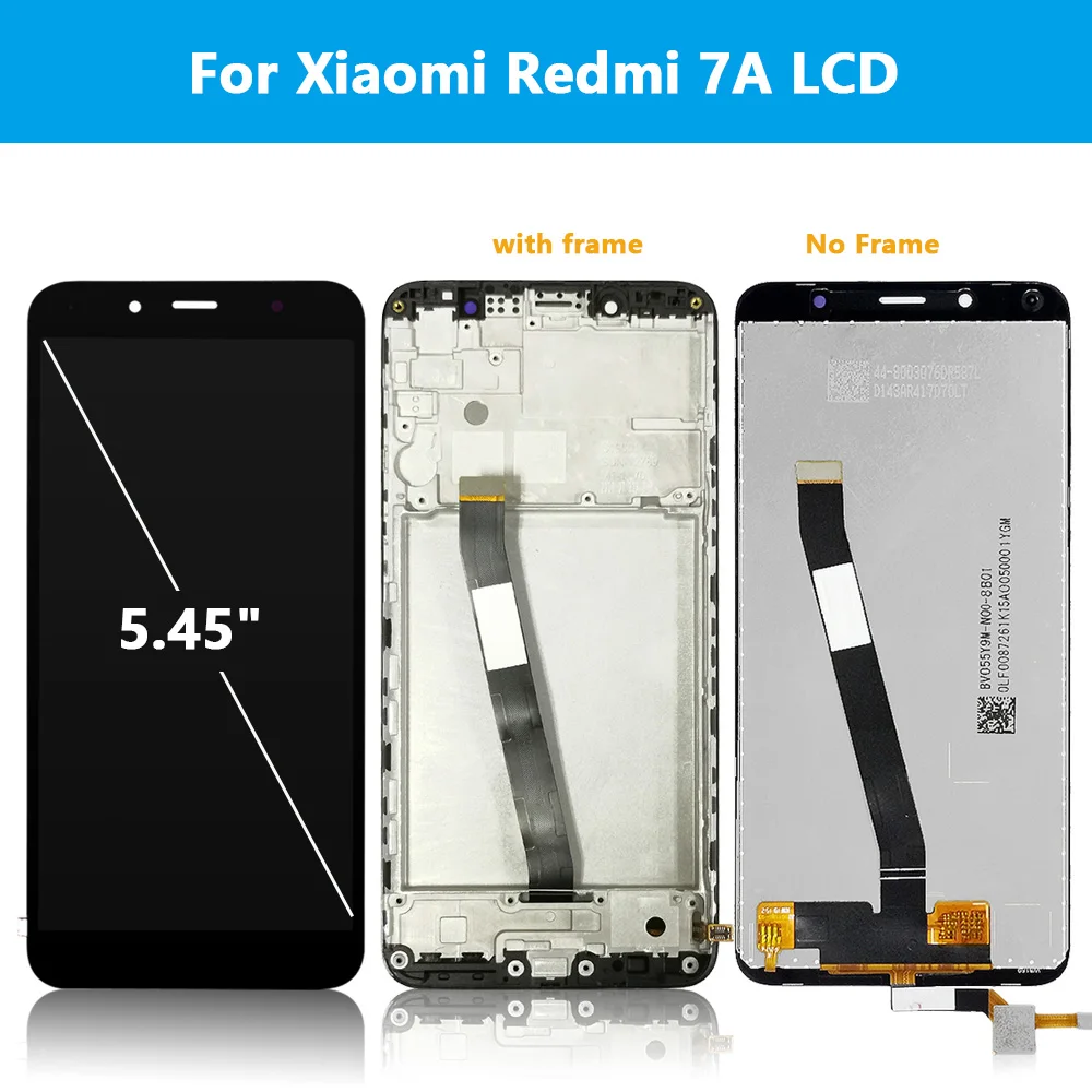 ЖК дисплей с рамкой для Xiaomi Redmi 7A сенсорный дигитайзер в сборе 7 запасные части +