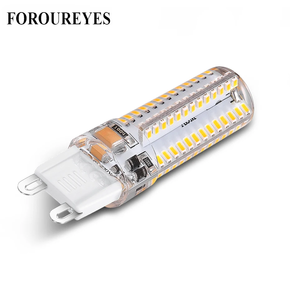Светодиодная лампа G9 SMD3014 220 В силиконосветодиодный светодиодная белый/теплый