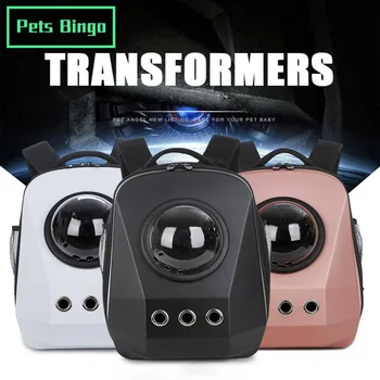 

Pets Bingo 35cm Breathable Cat bag Pet Space Capsule Go Out Portable Carrier Backpack Kitten Handbag for 8kg Pet Supplies
