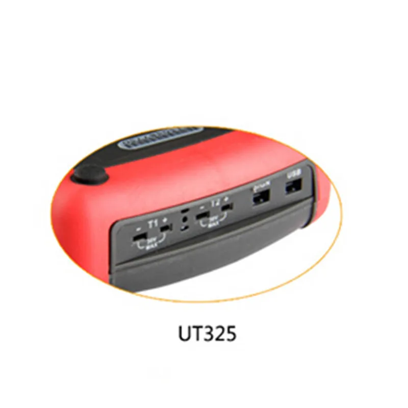 UNI-T UT325 цифровой термометр измеритель температуры тестер USB интерфейс T1-T2 Двойной вход с Высокий/нижний предел тревоги и автоматическая калибровка
