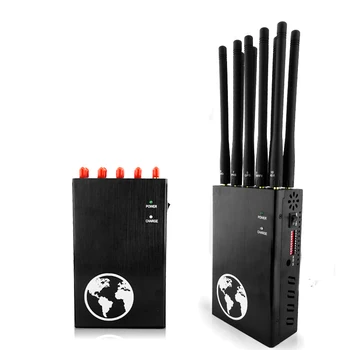 

Handheld signal blocker with antenna electronic equipment test jammer hidden mobile phone WiFi signal interruption