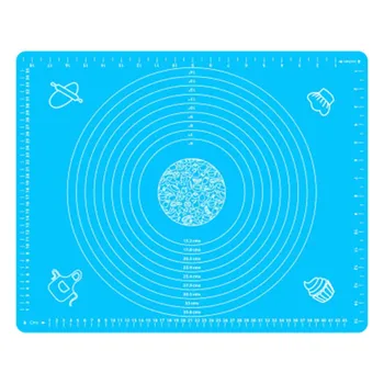 

Green Silicone Mat Silicone Mat Dough Rolling Fondant Pastry Icing Cake