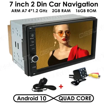 

Android 10 2 Din Car radio Multimedia Video Player Universal auto Stereo GPS MAP For Volkswagen Nissan Hyundai Kia toyota CR-V