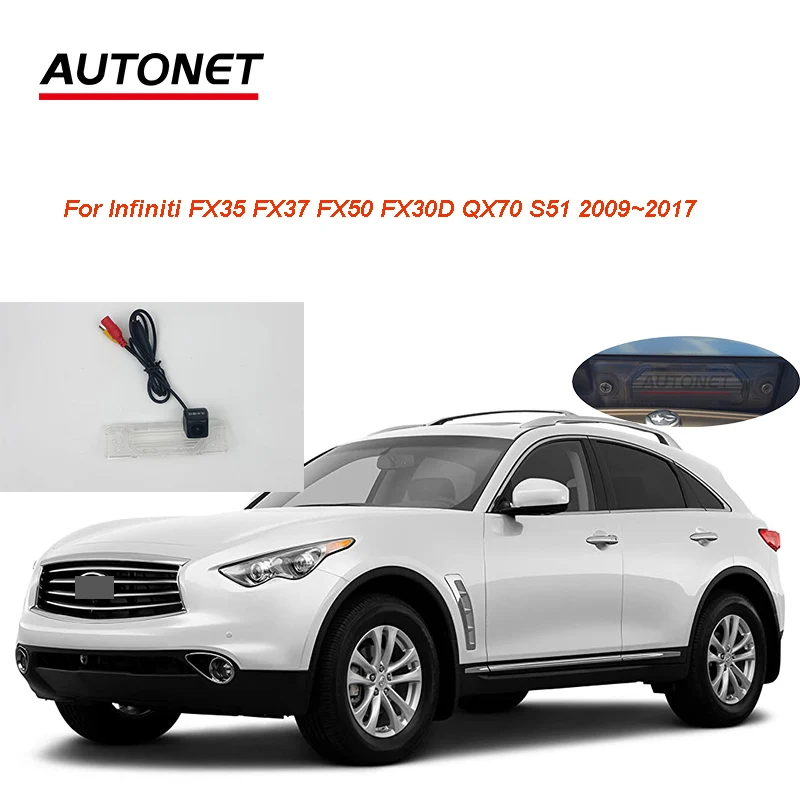 

Autonet Rear View Camera For Infiniti FX35 FX37 FX50 FX30D QX70 S51 2009~2017 Starlight backup camera/license plate rear camera