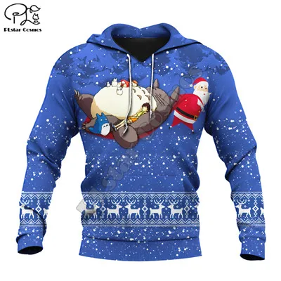 PLstar Cosmos Merry Christmas, забавный спортивный костюм с героями мультфильмов, Модный повседневный худи с 3D принтом/толстовки/куртки для мужчин и женщин, S-3 - Цвет: HOODIES
