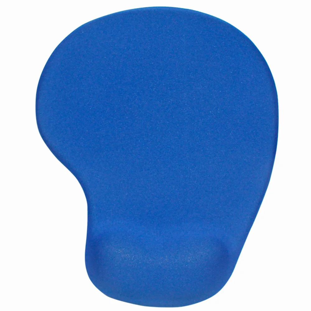 blue wrist rest mouse pad