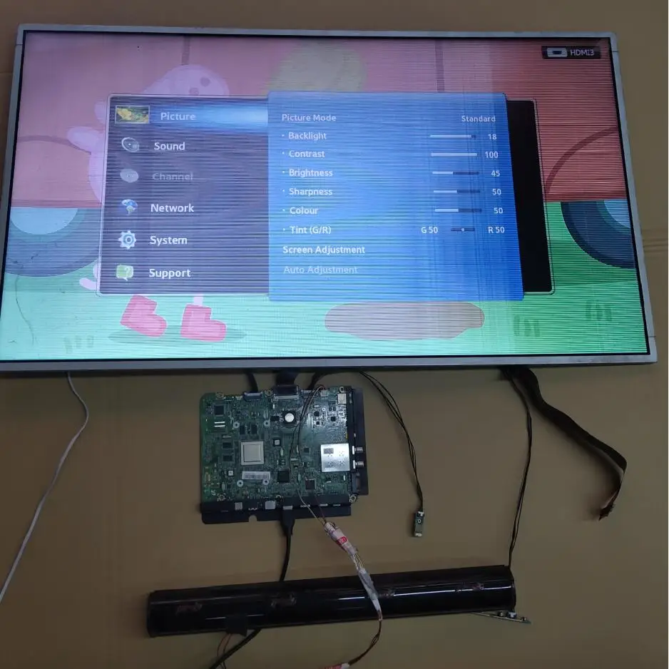Bom teste trabalhando para Samsung UE55D6500VS BN94