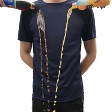 WANAYOU Мужская водонепроницаемая анти-Грязная походные футболки дышащая быстросохнущая футболка с короткими рукавами Мужская футболка с защитой от загрязнения