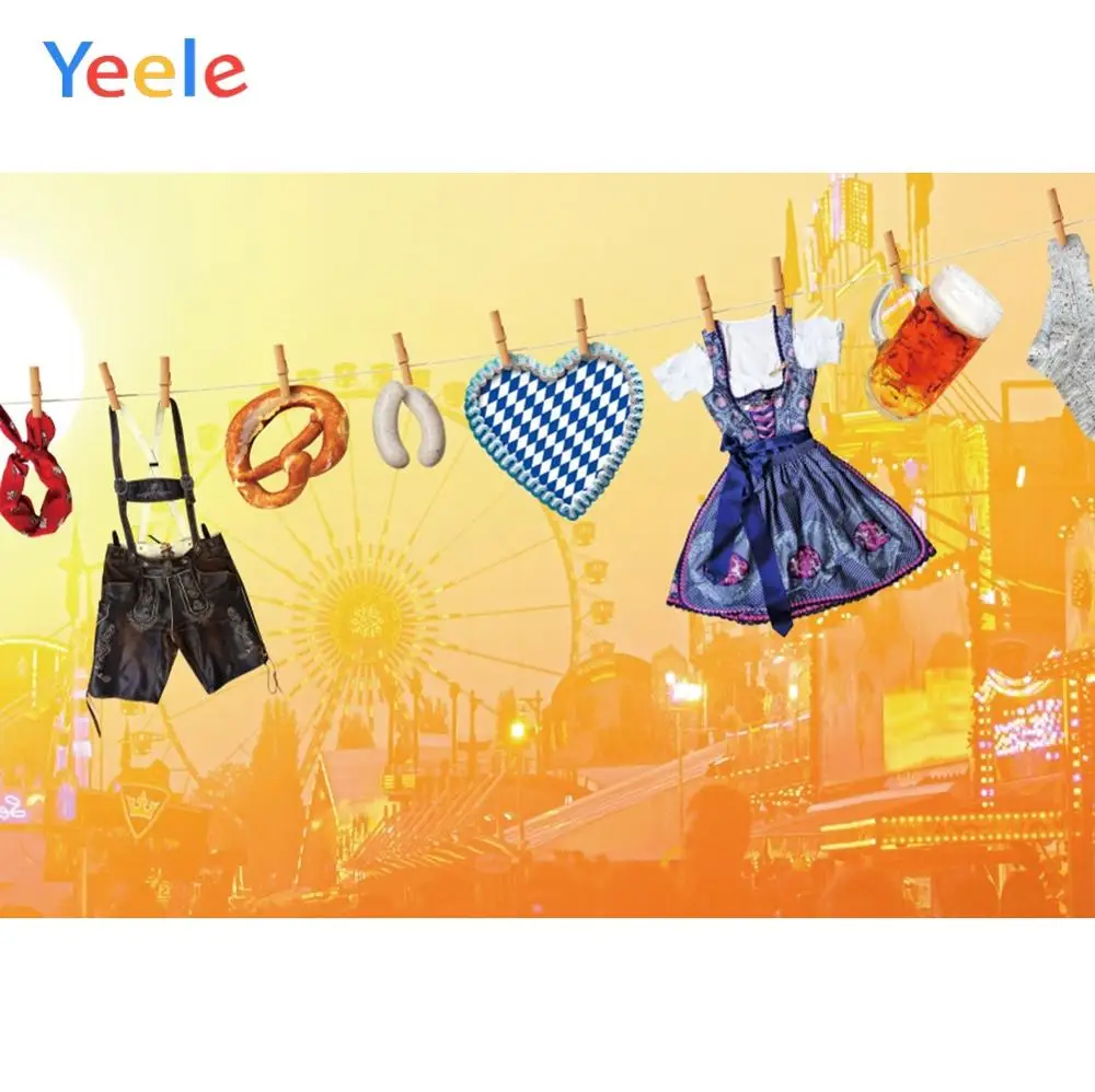 

Yeele Carnival Beer Oktoberfest Cloth Stand Portrait Decoration Photographic Backgrounds Photography Backdrops For Photo Studio