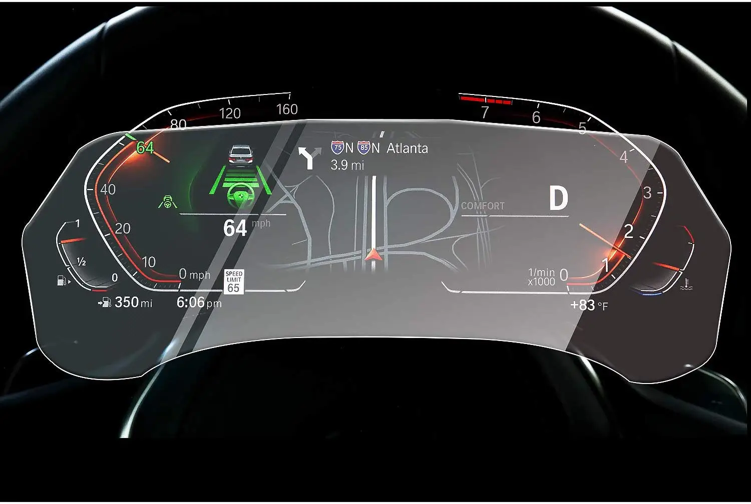 

For BMW X5 G05 2019 Instrument Panel Screen Protective Film Dashboard Screen Protector Tempered Glass HD Anti Explosion Scratch