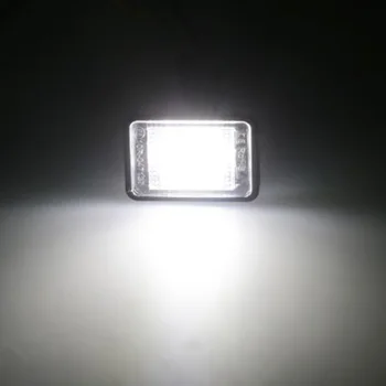 

168LM License Plate Lights Super bright 6500K White 2pcs Car Auto 18 LED