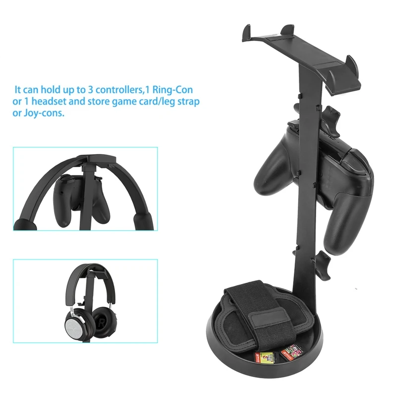 Storage Stand Bracket Rack Hanger for P4 Controller Switch Handle Fitness Ring Ring Con Headphone Accessories