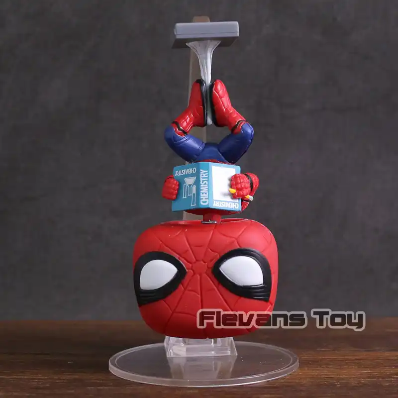 big head spiderman action figure