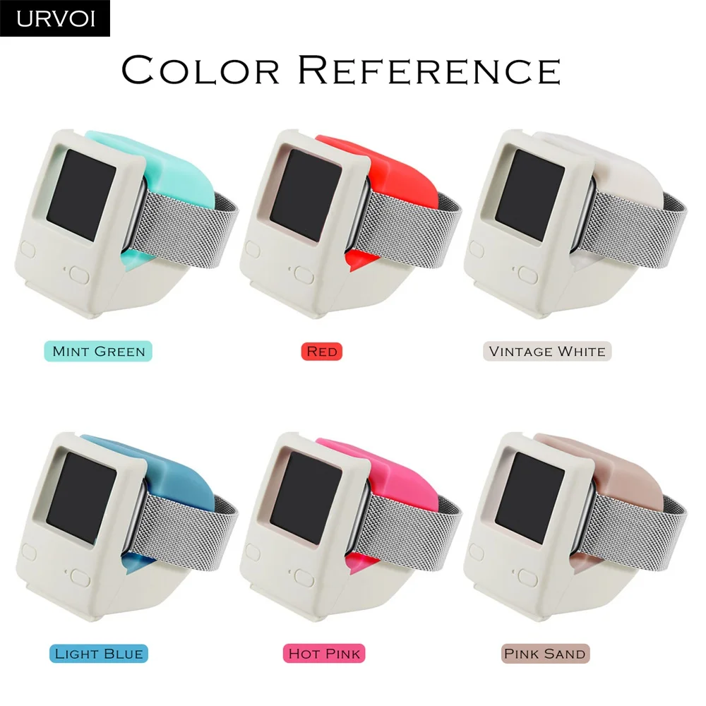 URVOI держатель для apple watch series 5/4/3/2/1 WatchOS 5 тумбочка Хранитель силиконовый дома док