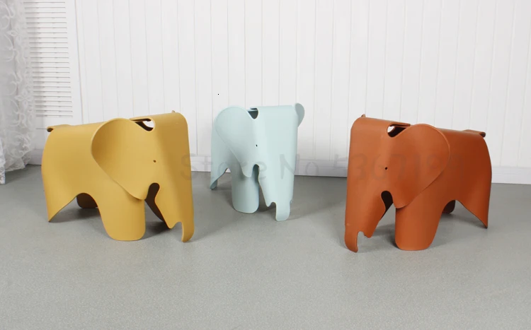 Elephant Children's Chair Kindergarten Cute Nordic Plastic Stool Baby Color Toy Stool Cartoon Animal Stool