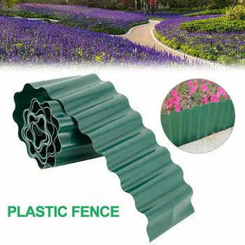 

10/15/20cm Plastic Lawn Border Fence Garden Grass Edge Border Fence Wall Roll Garden Edge Decoration Yard Edging Accessary
