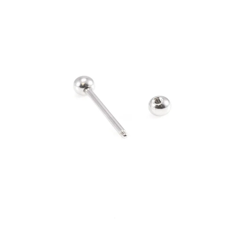 Palline Piercing Acrilico Set 49 Pezzi Piercing In Acciaio Inox E Acrilico - Barre Industriali Per Capezzoli, Lingua E Orecchie Piercing Orecchio Acciaio Chirurgico - Foto 9