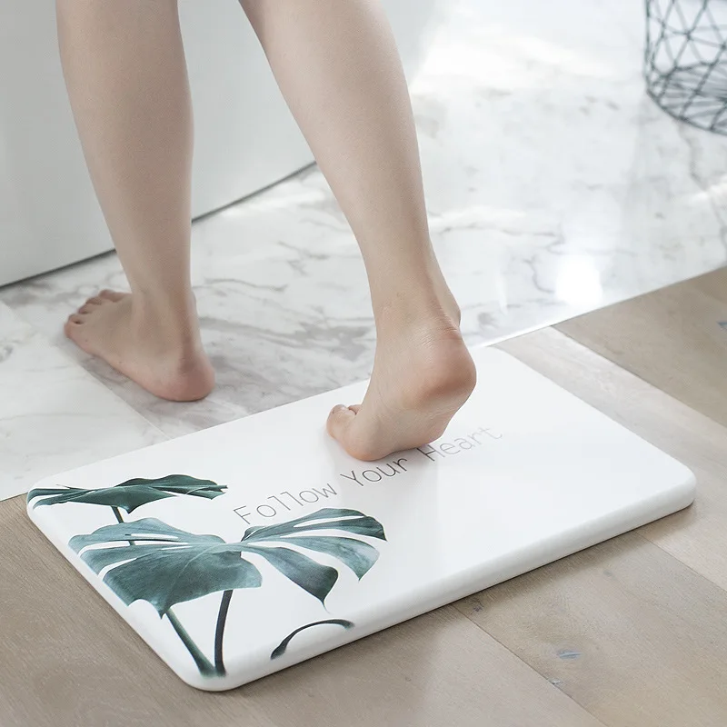 

Sensation Sovo Manufacturers Direct Selling Diatomite Bathroom Mat Absorbent Quick Drying Diatom Mud Pattern Mat Customizable