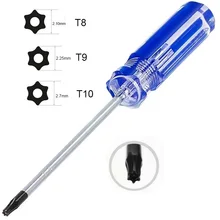 Chave de fenda segurança para xbox 360 controlador do telefone portátil tamperproof buraco reparação ferramenta abertura parafuso driver torx t8/