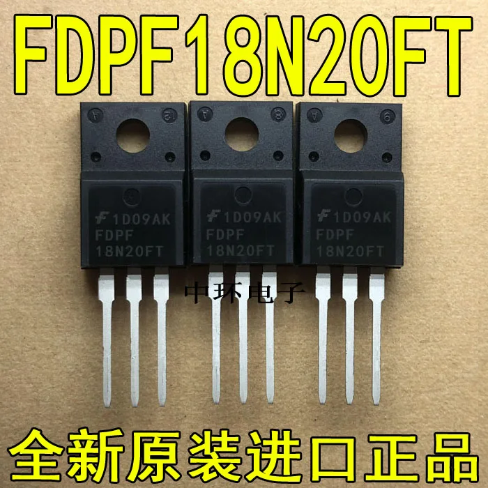 

10pcs/lot FDPF18N20FT PFV218N20AF 18N20 TO-220F 18A 200V