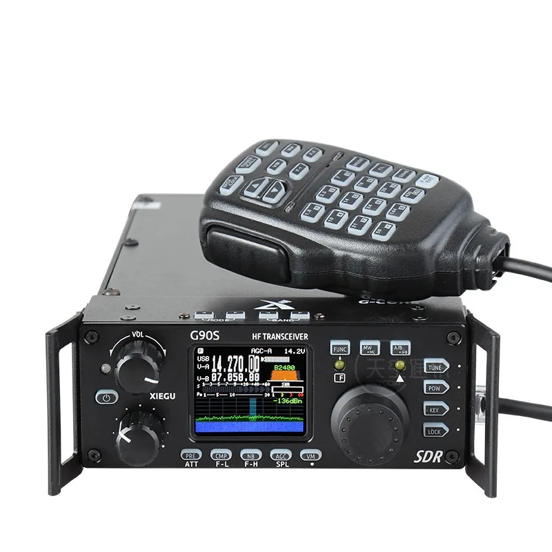 Последняя прошивка Xiegu G90 HF любительский радиоприемник 20 Вт SSB/CW/AM/FM 0 5-30 МГц SDR