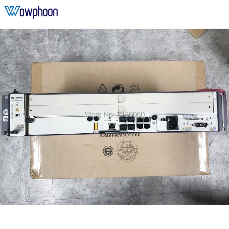 Huawei Мини 19 дюймов MA5608T GPON или EPON OLT 2U высота (шасси + 1 * MCUD MPWC) без каких-либо службы