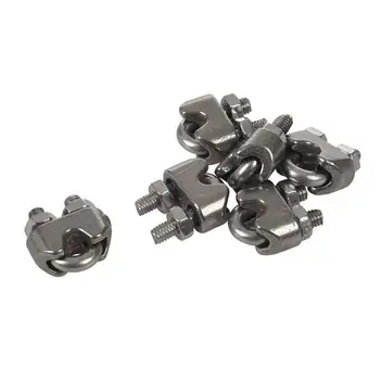

6 Pcs 304 Stainless Steel Saddle Clamp Cable Clip m Wire