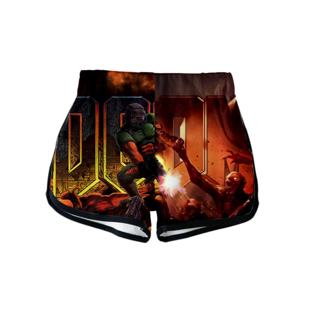 Doom вечная одежда повседневные женские летние сексуальные шорты с 3D принтом Kawaii повседневные женские шорты Горячая Распродажа Большие размеры XXL