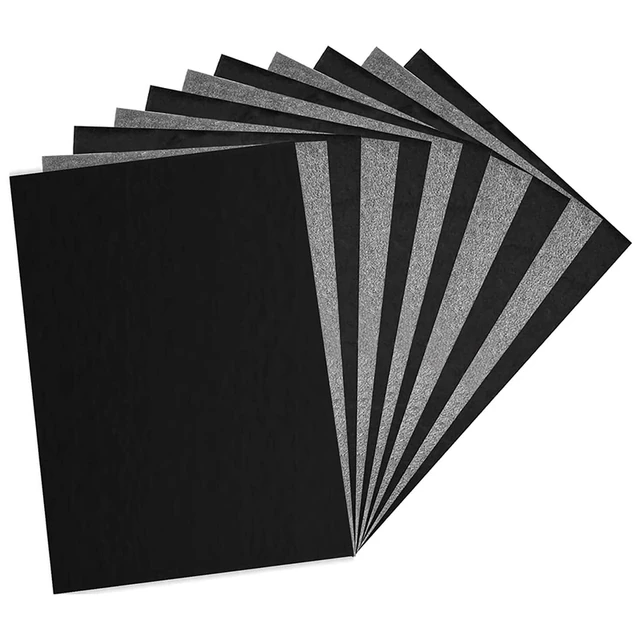 100 Sheets Carbon Paper, Black Graphite Paper For Tracing Patterns Onto  Wood, Paper, Canvas, And Other Crafts Projects - Transfer Paper - AliExpress
