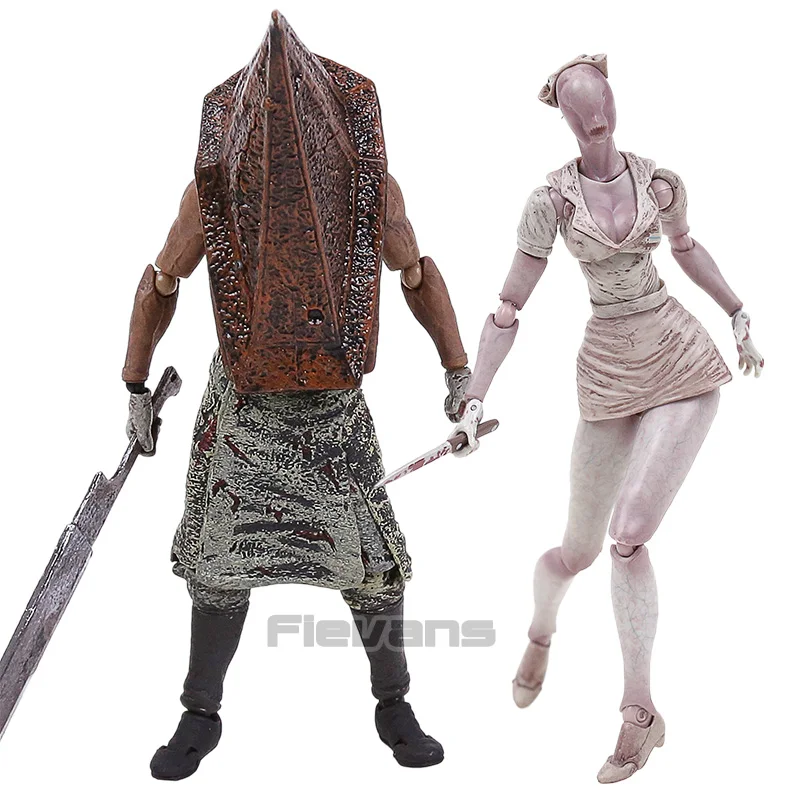 Figma флуоресцентная голова медсестра/флуоресцентная красная пирамида из ПВХ