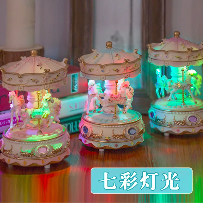 Taoyuan Фабрика магазин роторный троянская музыкальная шкатулка восемь музыкальная копилка подарок на день рождения для девочек