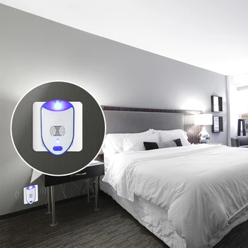 

New Ultrasonic Pest Repeller with Night Light Non-toxic Repellent for Mice Ants Mosquitoes Spiders Roaches Repelling AC90V-240V