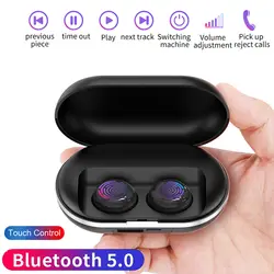 Беспроводные bluetooth-наушники CLAITE ZLT01 TWS 5,0 Smart Touch Hi-Fi наушники с шумоподавлением вызова с power Bank