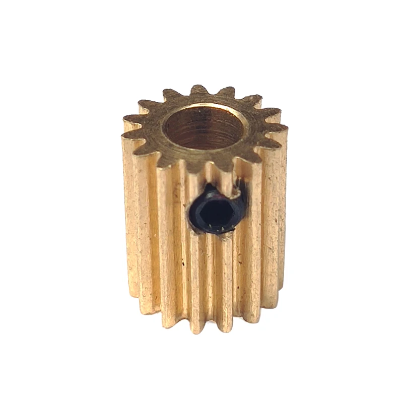 10pc 0.5M 12/13/14/15/16/17 Teeth 0.5mod Gear Rack Spur Gear Precision Copper Steel Cnc Pinion 15T Length (L) 12mm
