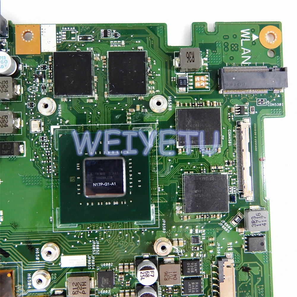 GL553VE материнская плата REV2.0 I7-7700CPU N17P-G1-A1 для ASUS GL553V GL553VE GL553VD Материнская плата ноутбука GL553VD для тестирования системной