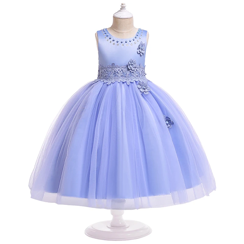 Prom Teenager Elegant Floral Dress For 3-8Y Girl Wedding Party kids Costumes Clothes Children's graduation Princess Dresses | Детская