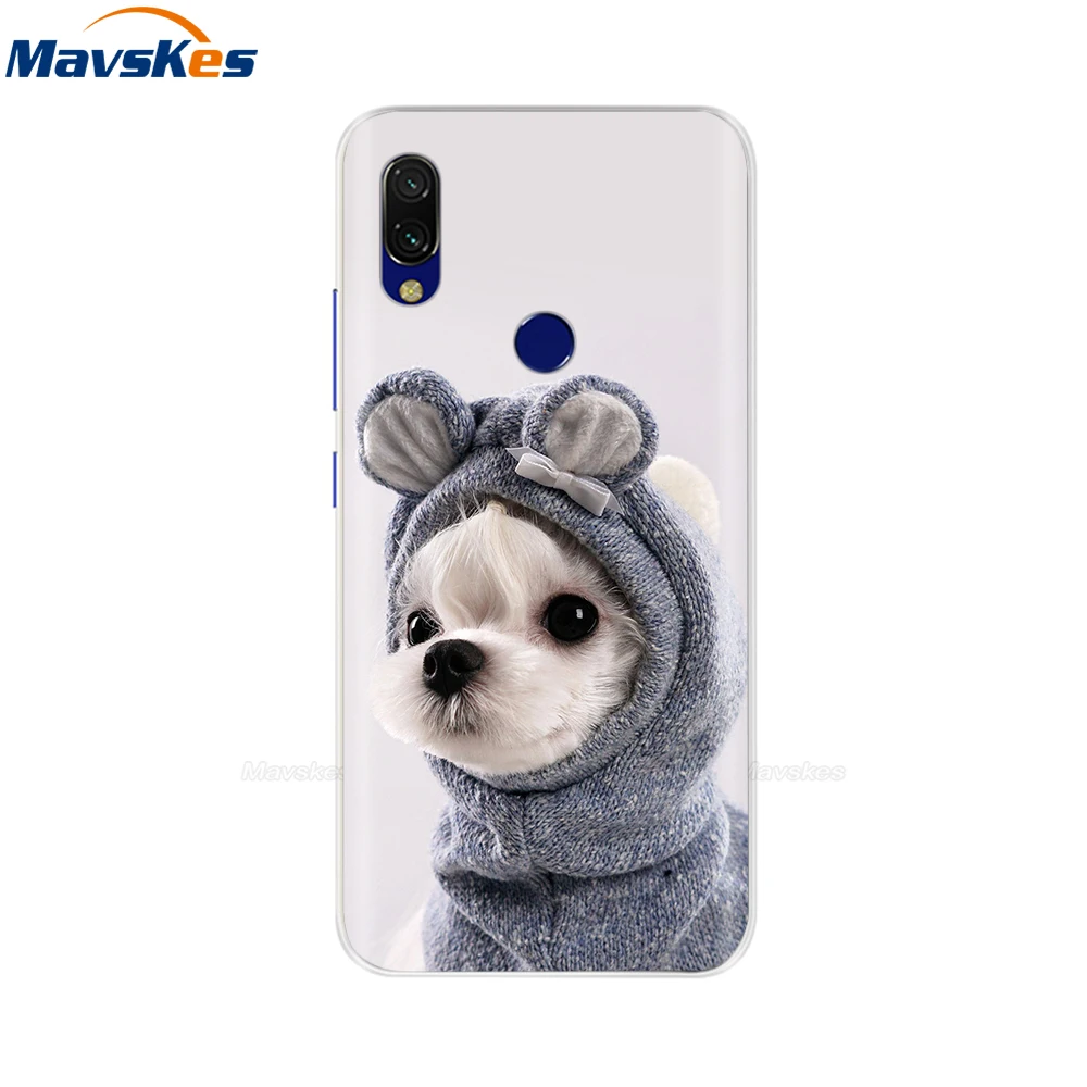 Мягкий силиконовый чехол для Xiaomi Redmi 7A 7 A, чехол с рисунком из ТПУ, задняя крышка для телефона, чехол для Xiaomi Redmi 7 7A, бампер Couqe