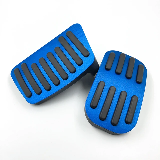 Car Parts Car Fuel Foot Pedal Brake Pedal Cover For Toyota Corolla 2019 2020 Aluminum Alloy Car Accessories Blue 2 pieces