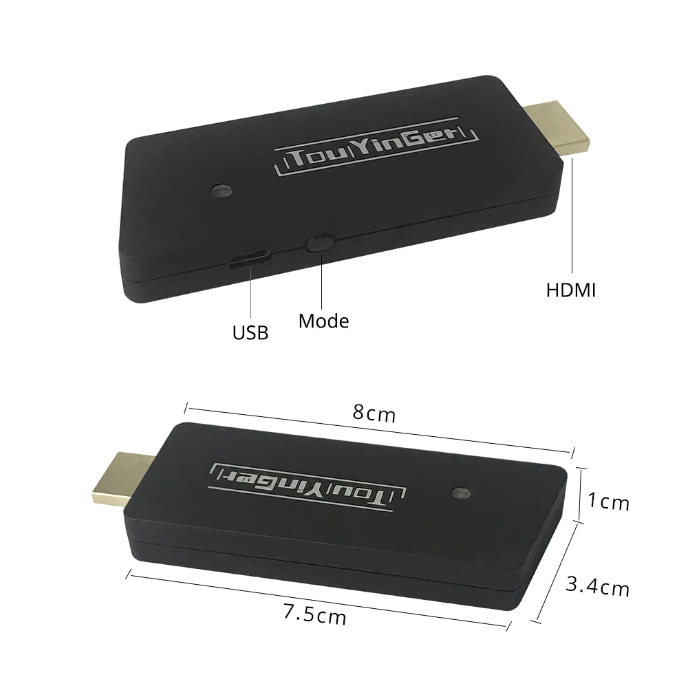 TouYinger беспроводной дисплей ресивер TY02 DLNA донгл с поддержкой Miracast и Airplay для iphone ipad Android телефон WiFi зеркальный экран