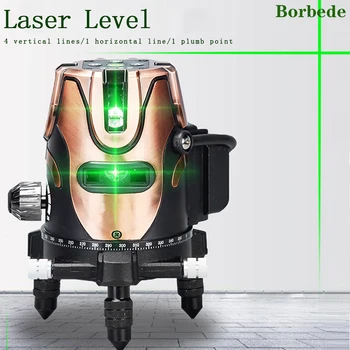 

Borbede laser horizontal red light/green light vertical horizontal line oblique beep 5 line level 4 modes