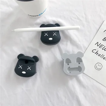 

New for Apple Pencil Silicone base For Apple Pencil 1 st 2 nd Generation Touch Pen For HUAWEI M-Pencil Cute Bear penholder