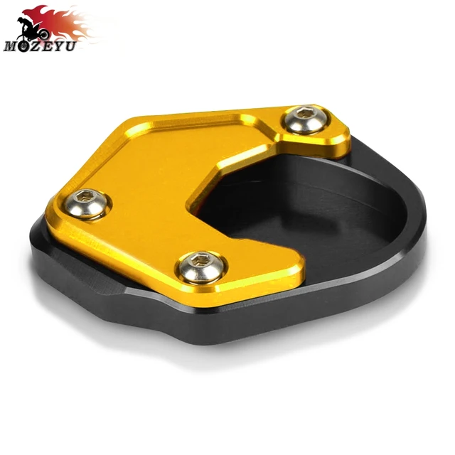 Side Stand Enlarge Kickstand Fit For KAWASAKI VERSYS650 VERSYS 650 2010-2019 2018 Motorcycle Accessories Sidestand Foot Enlarger 1 BK-GL