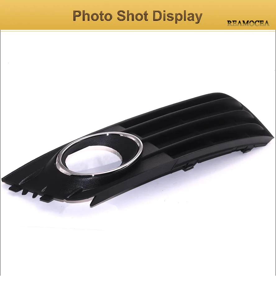 Reamocea 1 шт. 8K0807681A01C 8K0807681A 01C передняя левая противотуманная фара Крышка лампы решетка Подходит для Audi A4 B8 2008 2009-2011 2012
