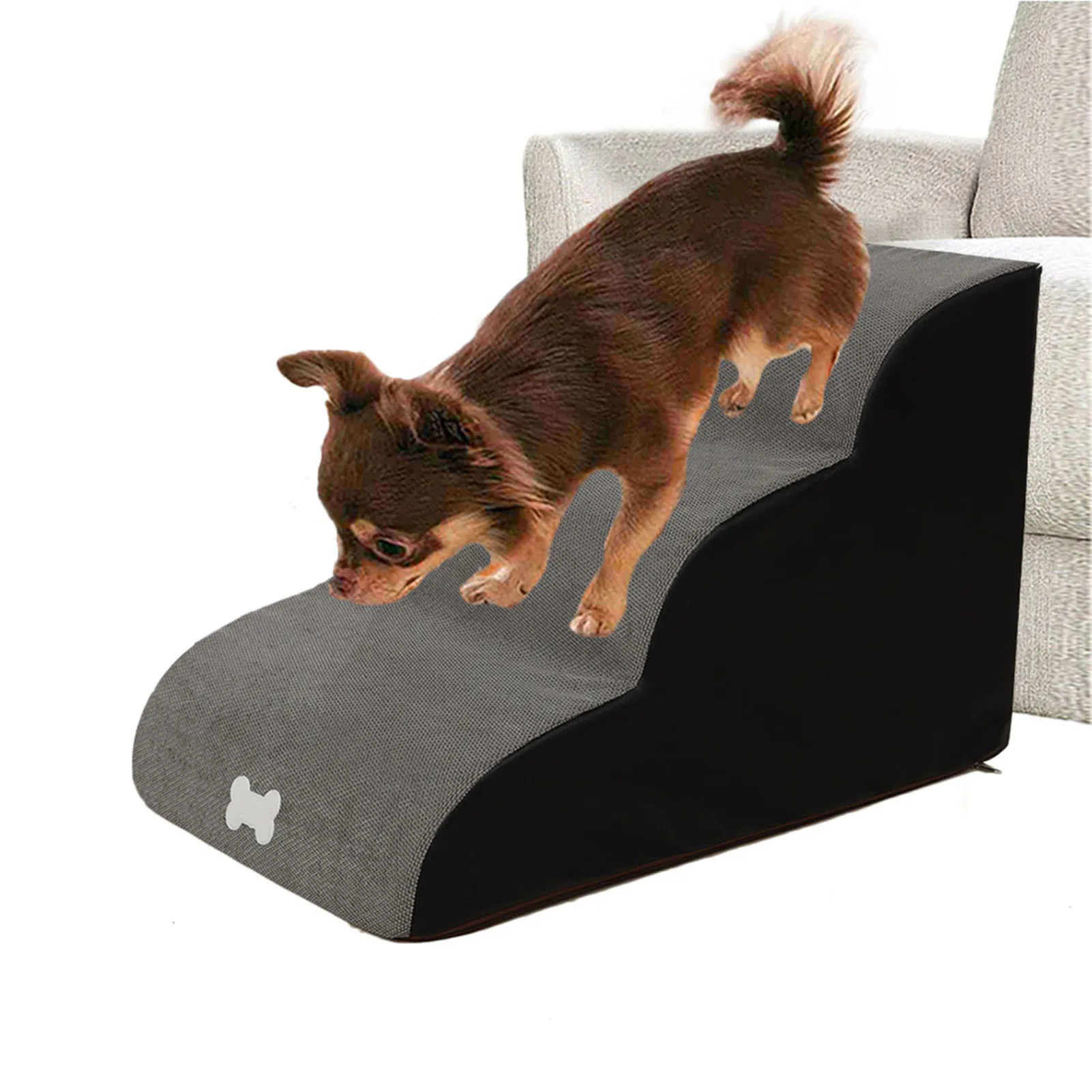 antiderrapante removível cães cama escadas esponja passos