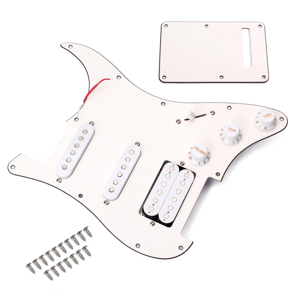 

Electric Guitar Pickguard Prewired Humbucker Pickguard Pickup Set For Guitar